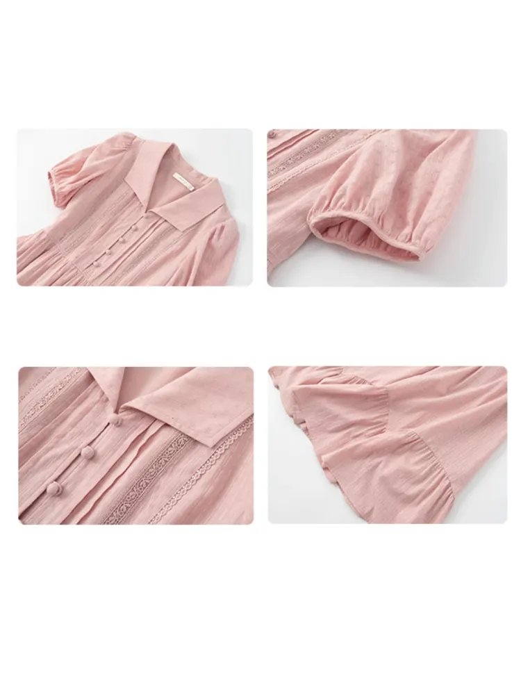 Rosy Whisper Vintage Dress