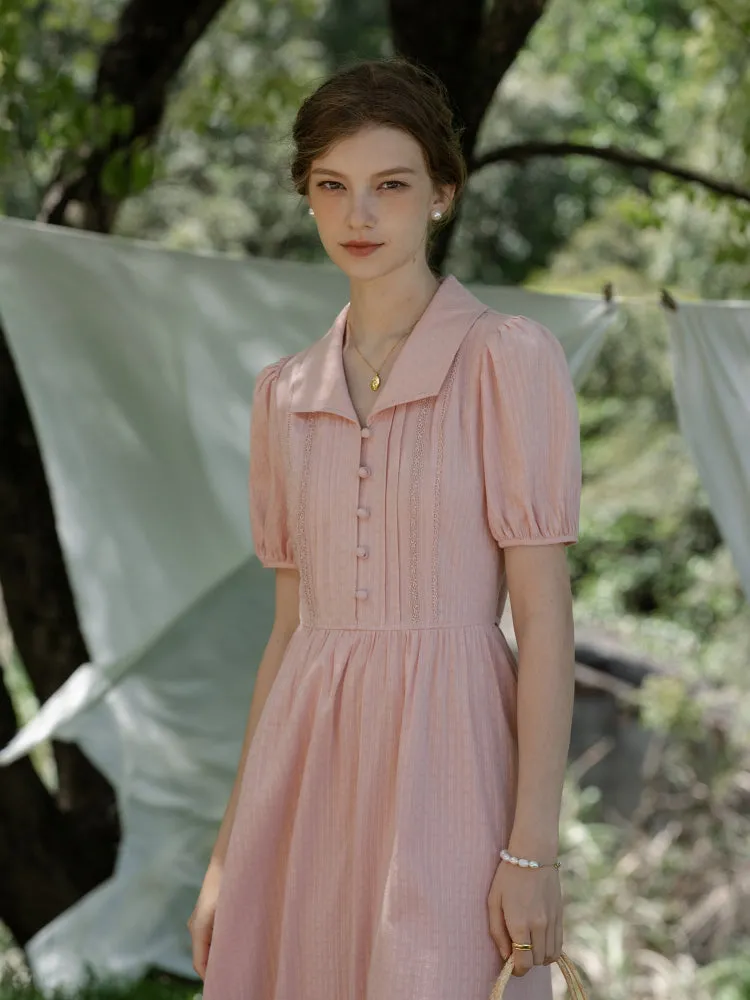 Rosy Whisper Vintage Dress