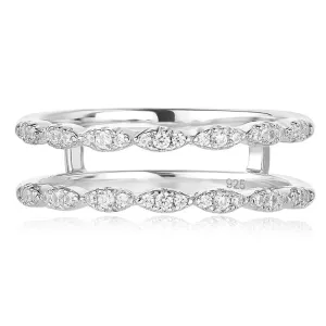 Round Diamond Women's Wedding Ring Enhancer