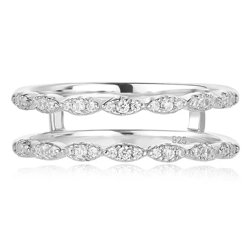Round Diamond Women's Wedding Ring Enhancer