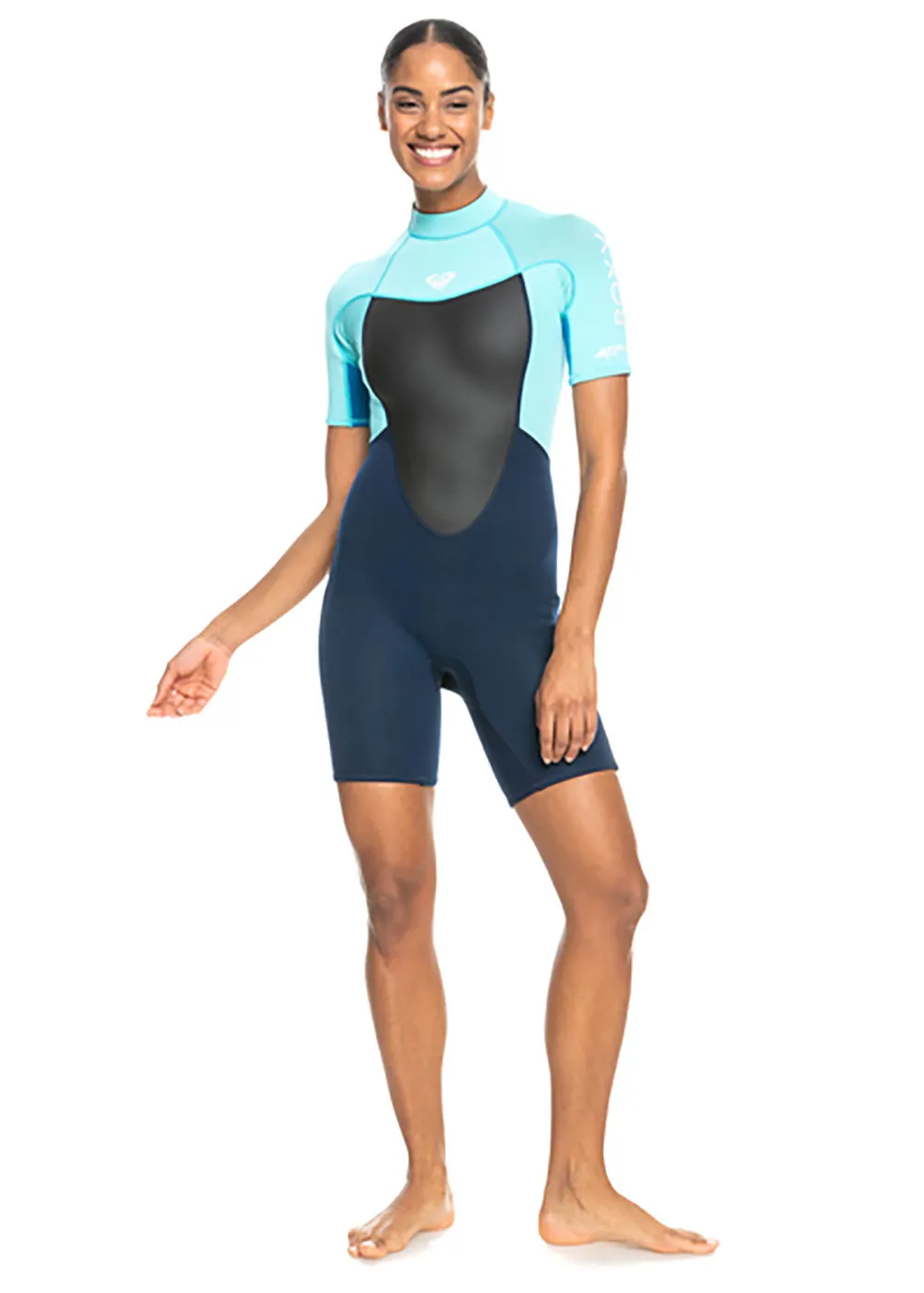 Roxy 2mm Womens Prologue Back Zip Spring Suit Wetsuit