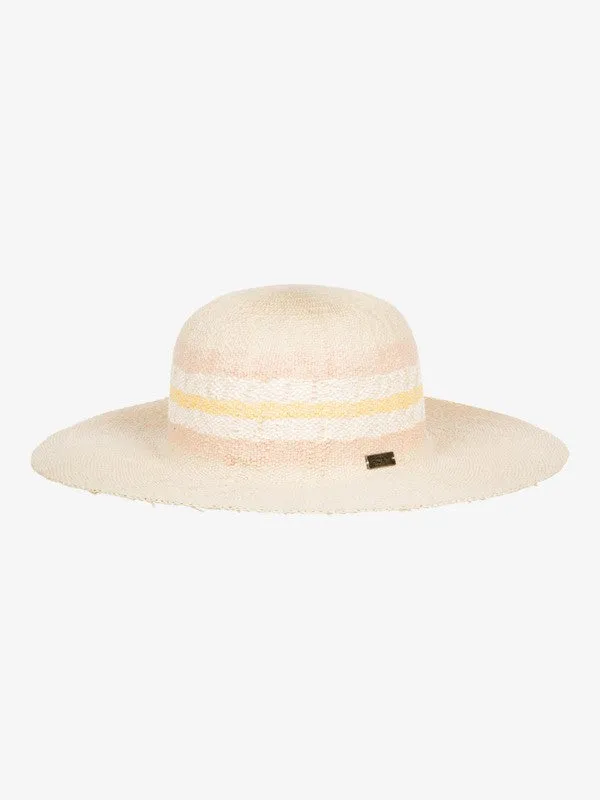 Roxy Womens Colors of Sunset Straw Panama Hat