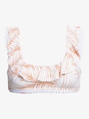 Roxy Womens Palm Tree Dreams Bralette Bikini Top