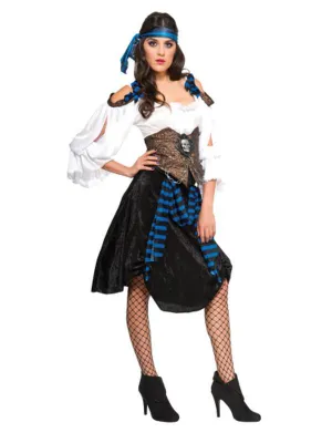 Rum Runner Pirate Costume Size S
