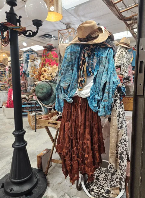 Rust Star Skirt