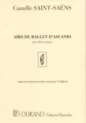 SAINT SAENS - AIRS DE BALLET DASCANIO FOR FLUTE/PIANO