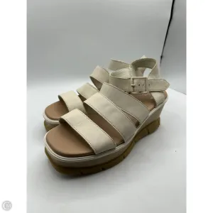 Sandals Heels Platform By Sorel In Tan, Size: 9.5