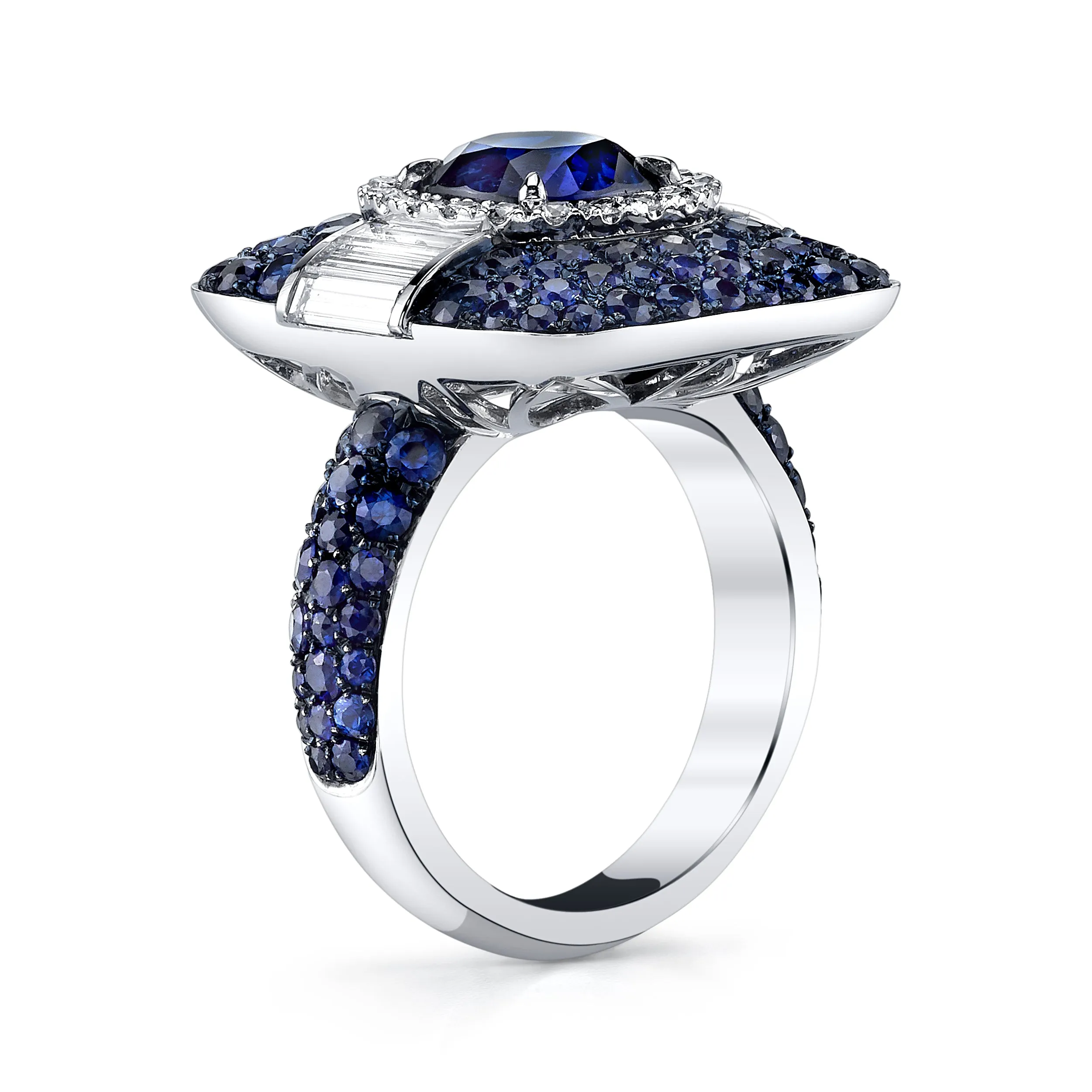 Sapphire & Diamond Ring