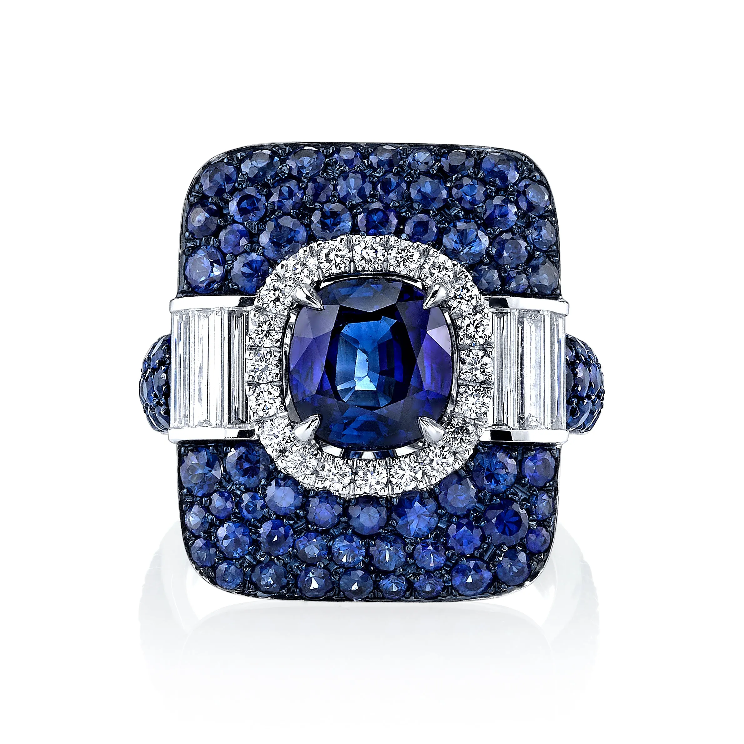 Sapphire & Diamond Ring