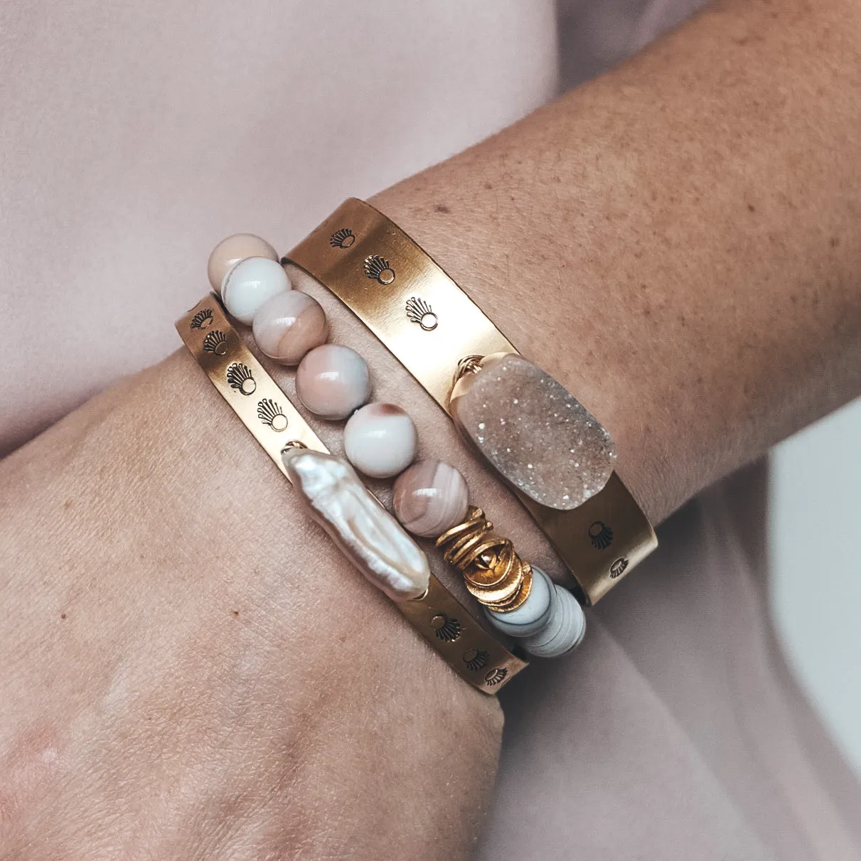 Selene Cuff - Druzy