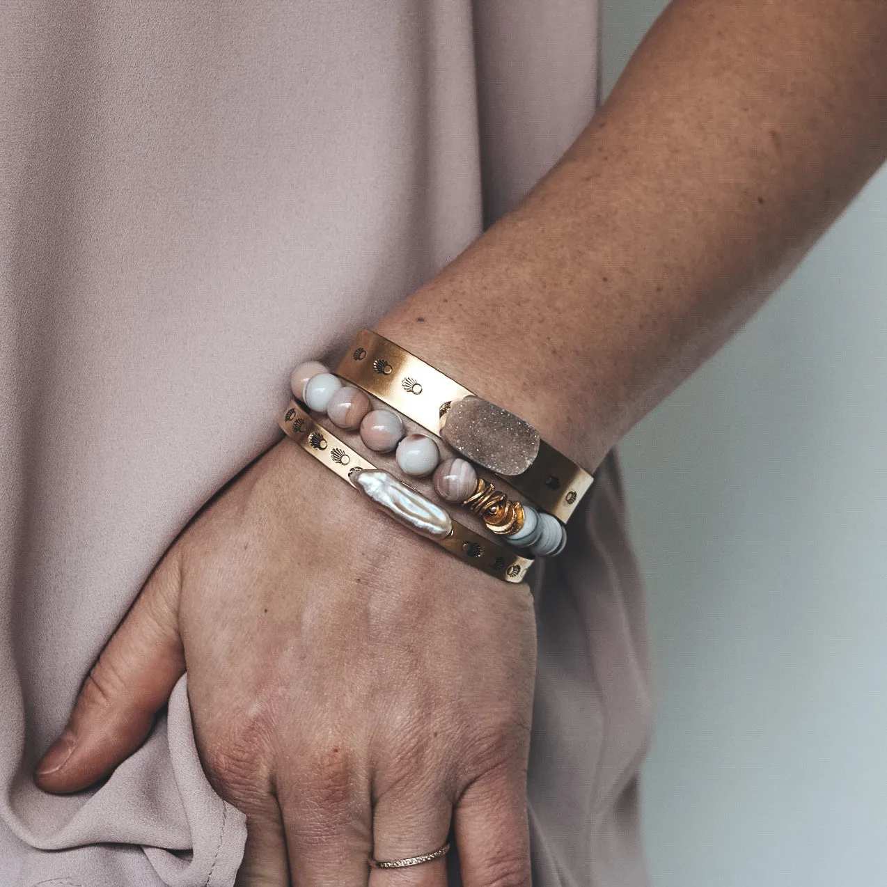 Selene Cuff - Druzy
