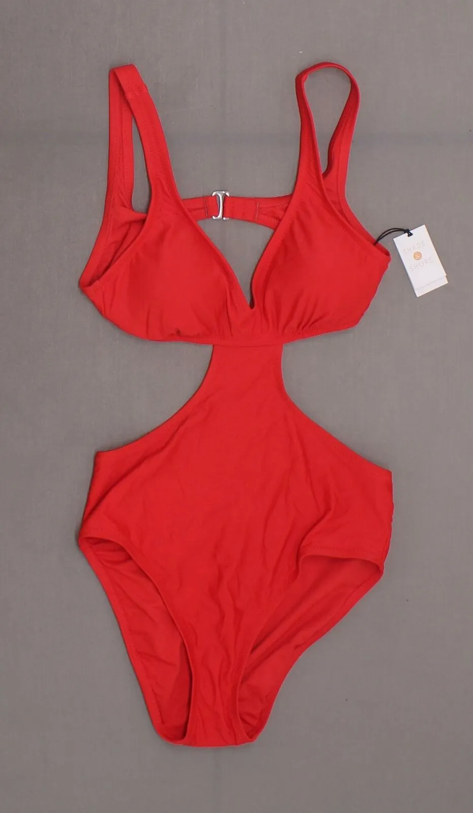 Shade & Shore Women's Side Cut Outs Monokini One Piece Swimsuit