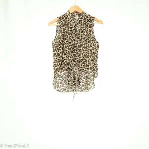 Sheer Animal Print Blouse (Dna)