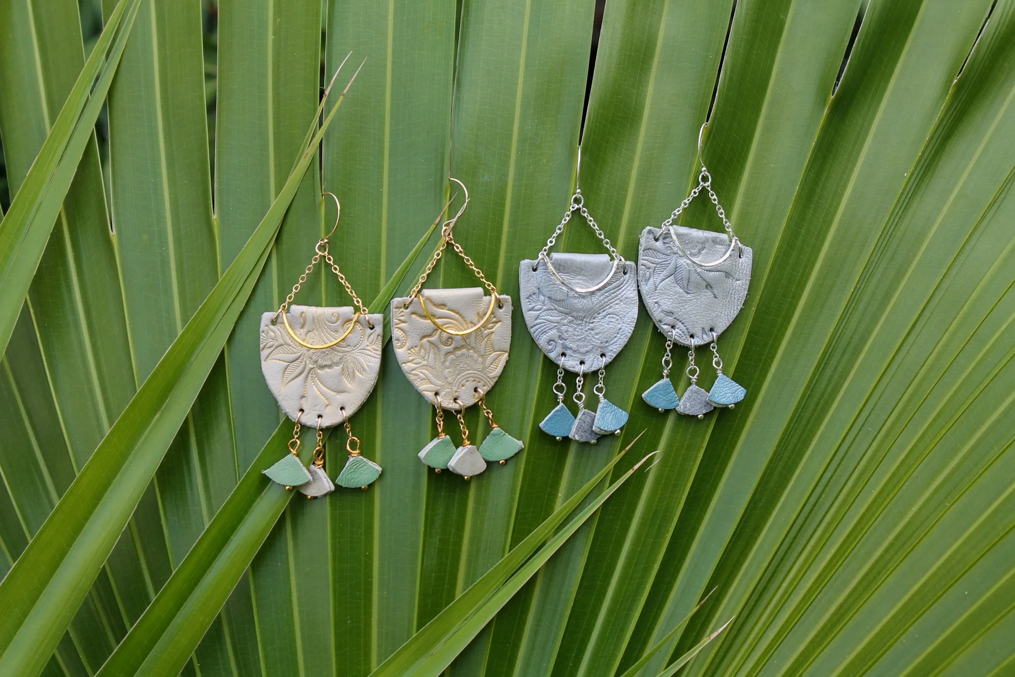 Shield Earring / Silvery Elemental