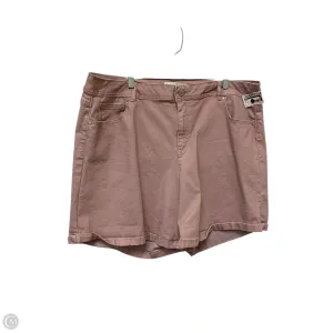 Shorts By Cato In Pink, Size: 22
