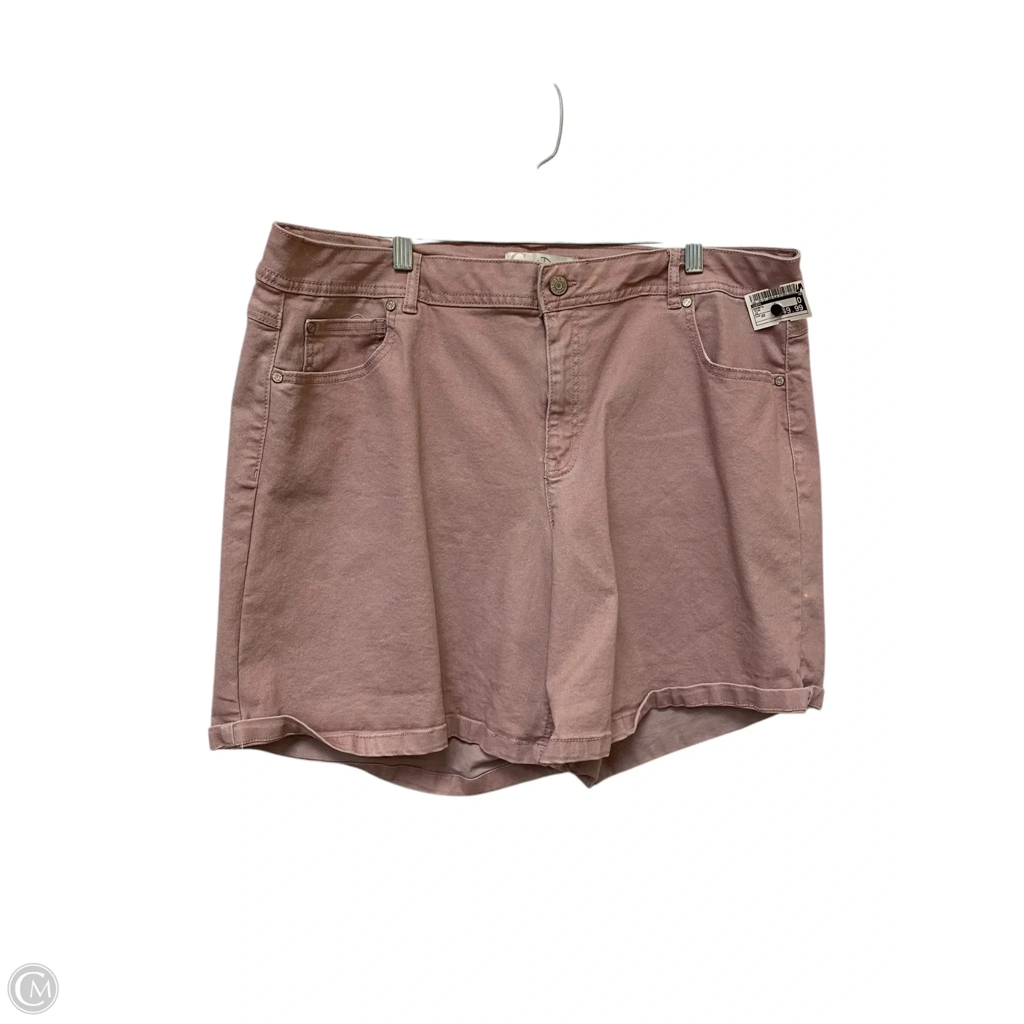 Shorts By Cato In Pink, Size: 22