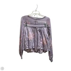 Shorts Set By Clothes Mentor In Purple, Size: L