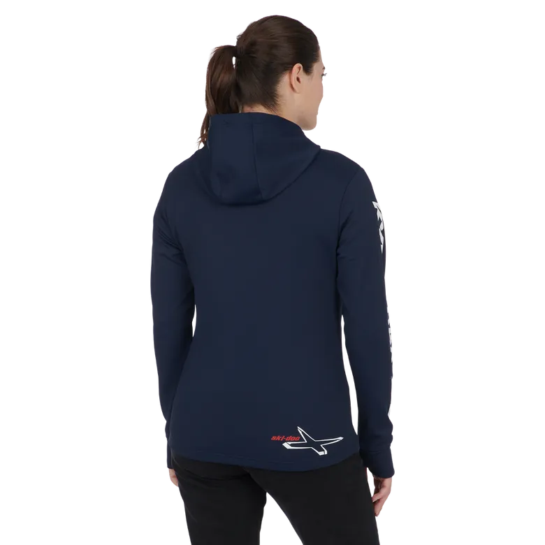 Ski-Doo Women's X-Team Sno-X Zip-Up Hoodie