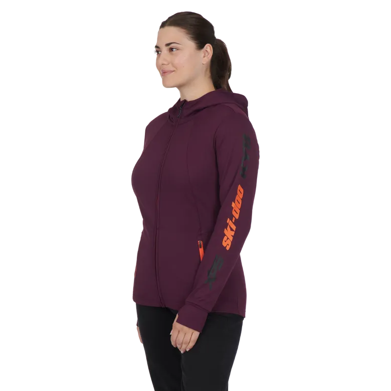 Ski-Doo Women's X-Team Sno-X Zip-Up Hoodie
