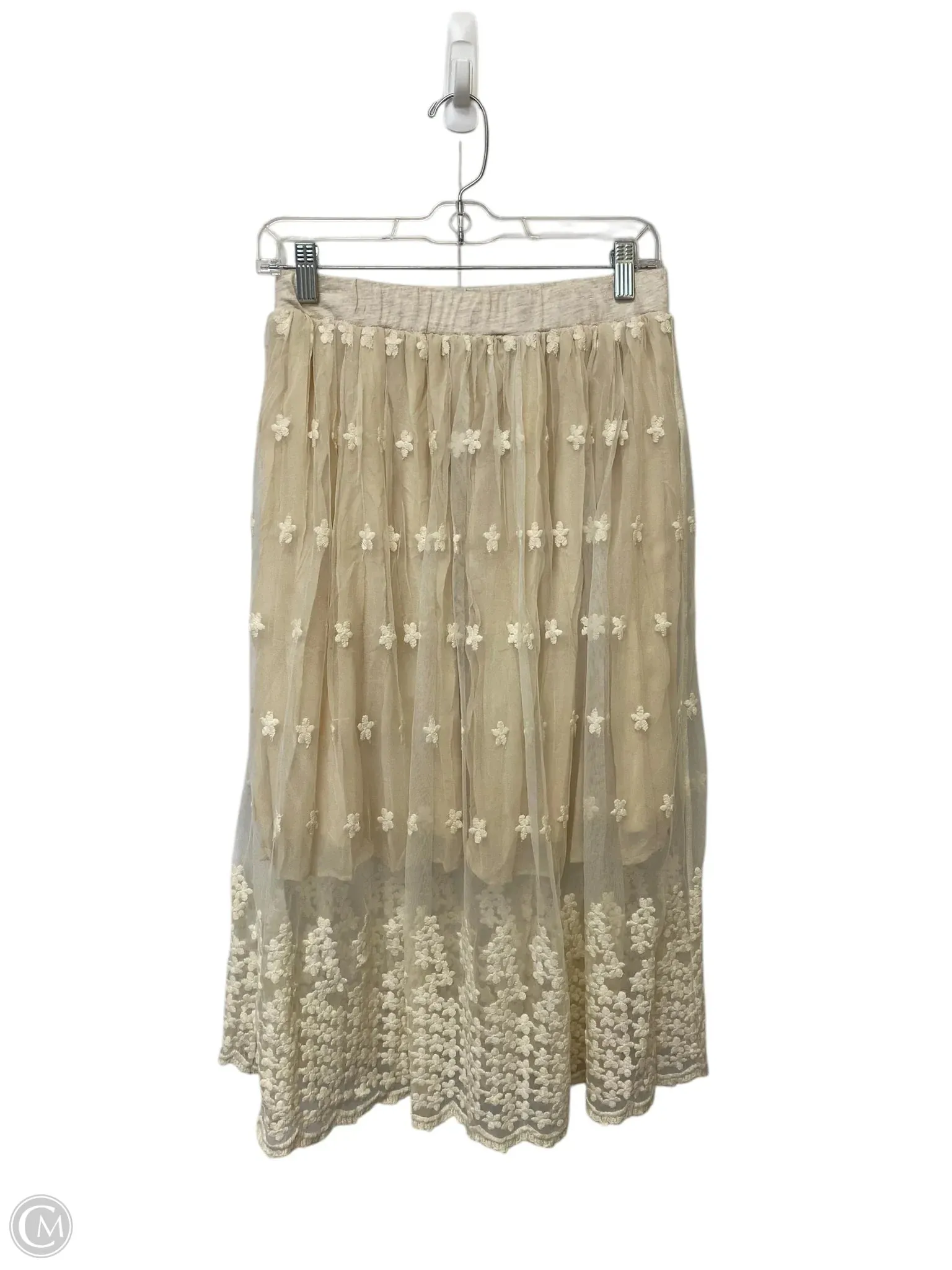Skirt Midi By Altard State In Cream, Size: L