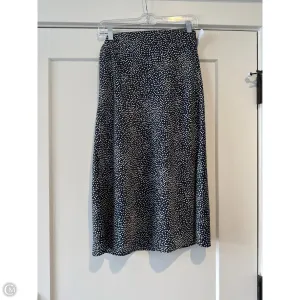 Skirt Midi By Loft In Navy, Size: S