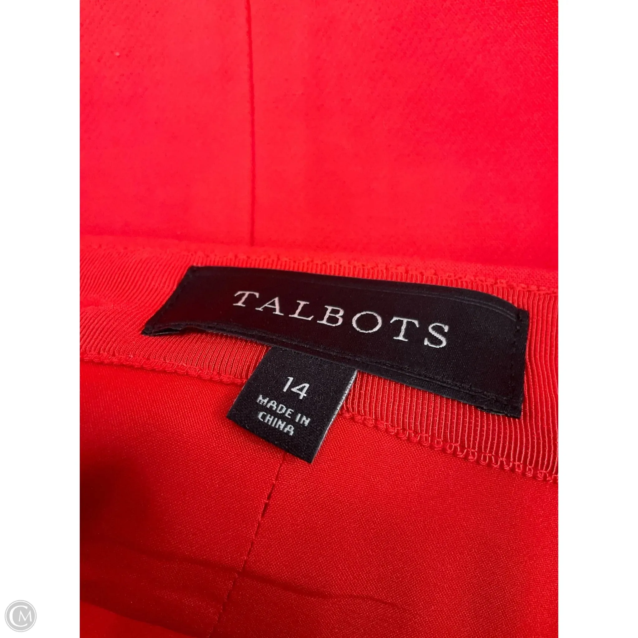 Skirt Midi By Talbots In Orange, Size: 14
