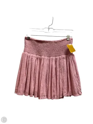 Skirt Mini & Short By Forever 21 In Pink, Size: S
