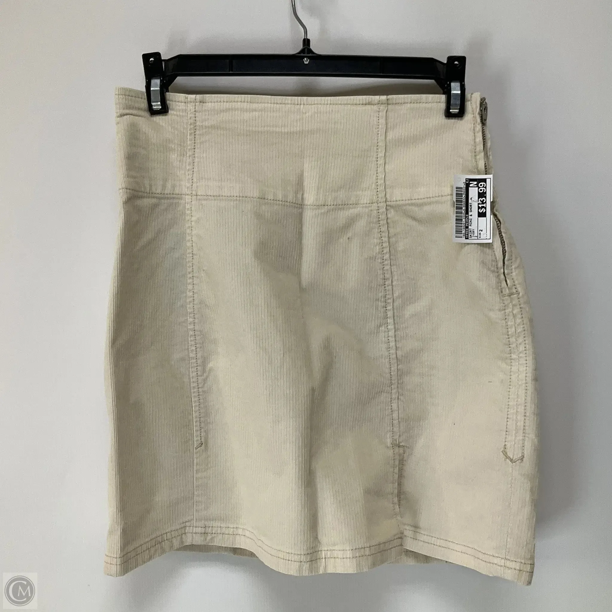 Skirt Mini & Short By Free People In Ivory, Size: 2