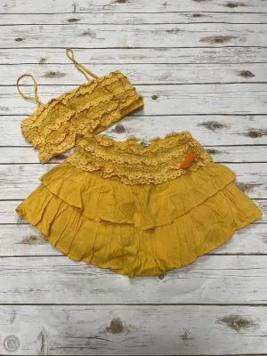 Skirt Set 2pc By American Eagle In Gold, Size: M