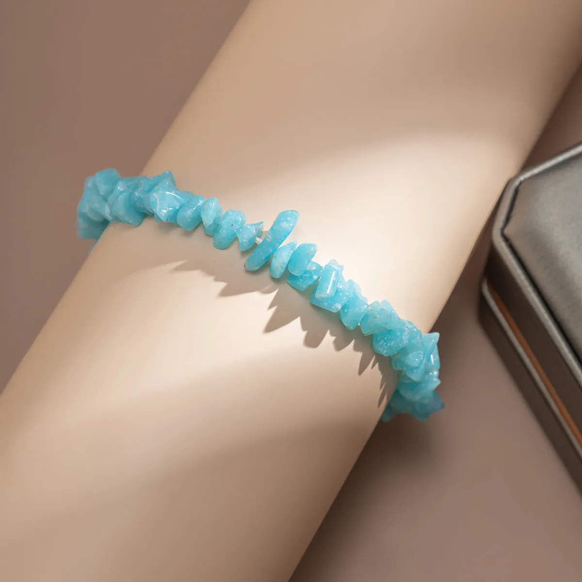 Sky Blue Quartz Stretch Bracelet