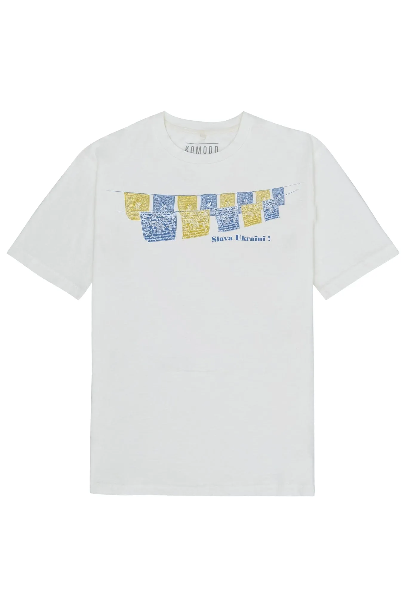 Slava Ukraine Women's Organic Cotton T-Shirt | White