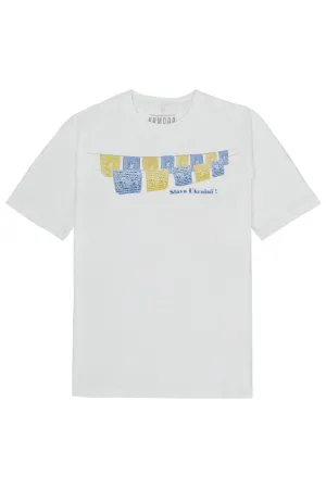 Slava Ukraine Women's Organic Cotton T-Shirt | White