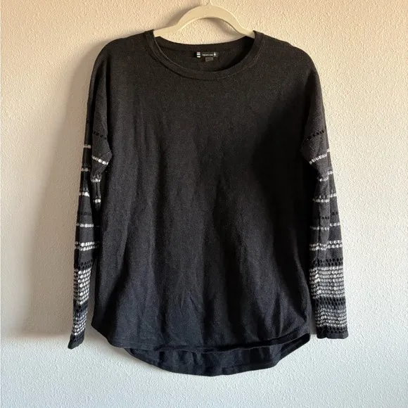 Smartwool Merino Wool Shadow Pine Crewneck Sweater Women’s Medium Grey Outdoors