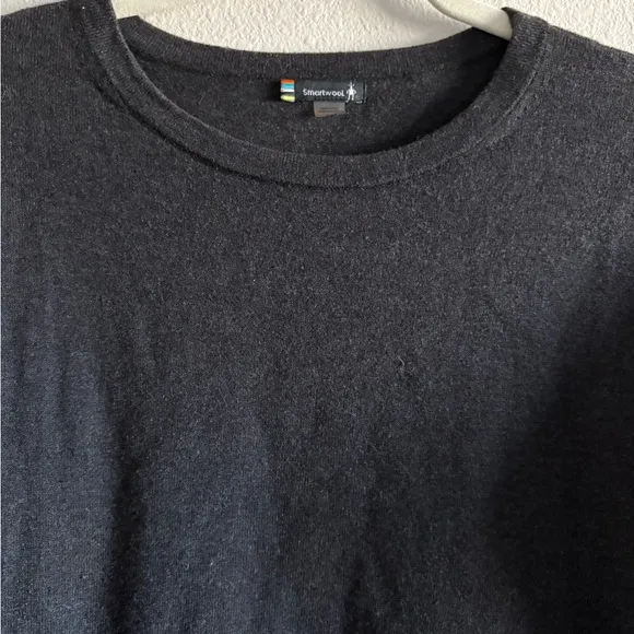 Smartwool Merino Wool Shadow Pine Crewneck Sweater Women’s Medium Grey Outdoors
