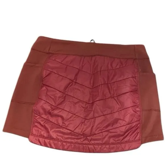 Smartwool Smartloft Insulated Pull On Skirt - Women's Size L in Black Cherry