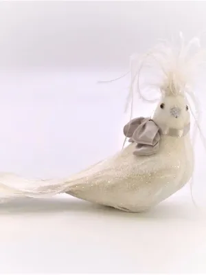 SNOWBIRD WHITE OSTRICH FEATHERS