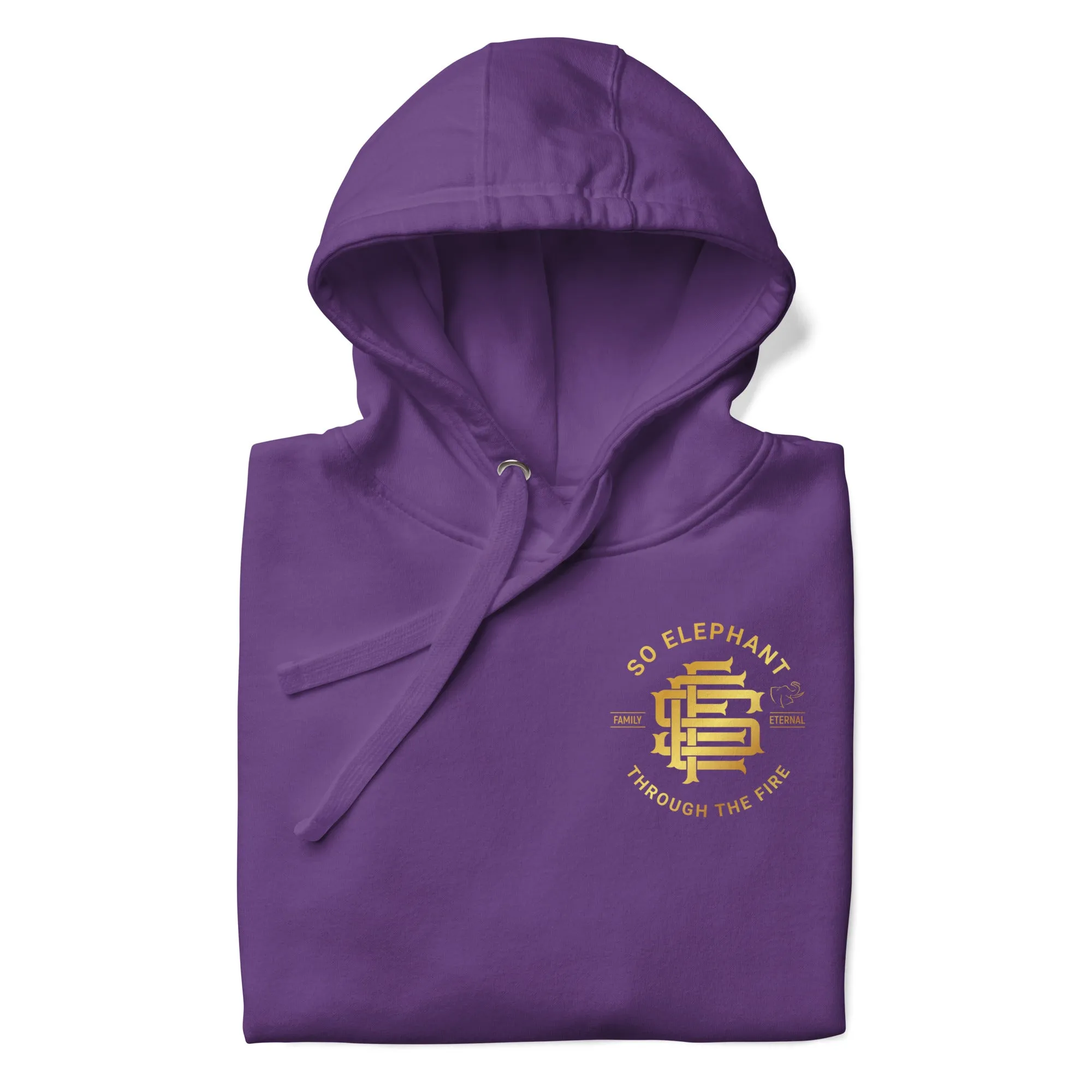 SO ELEPHANT "THROUGH THE FIRE BACK PIECE" WOMEN'S HOODIE
