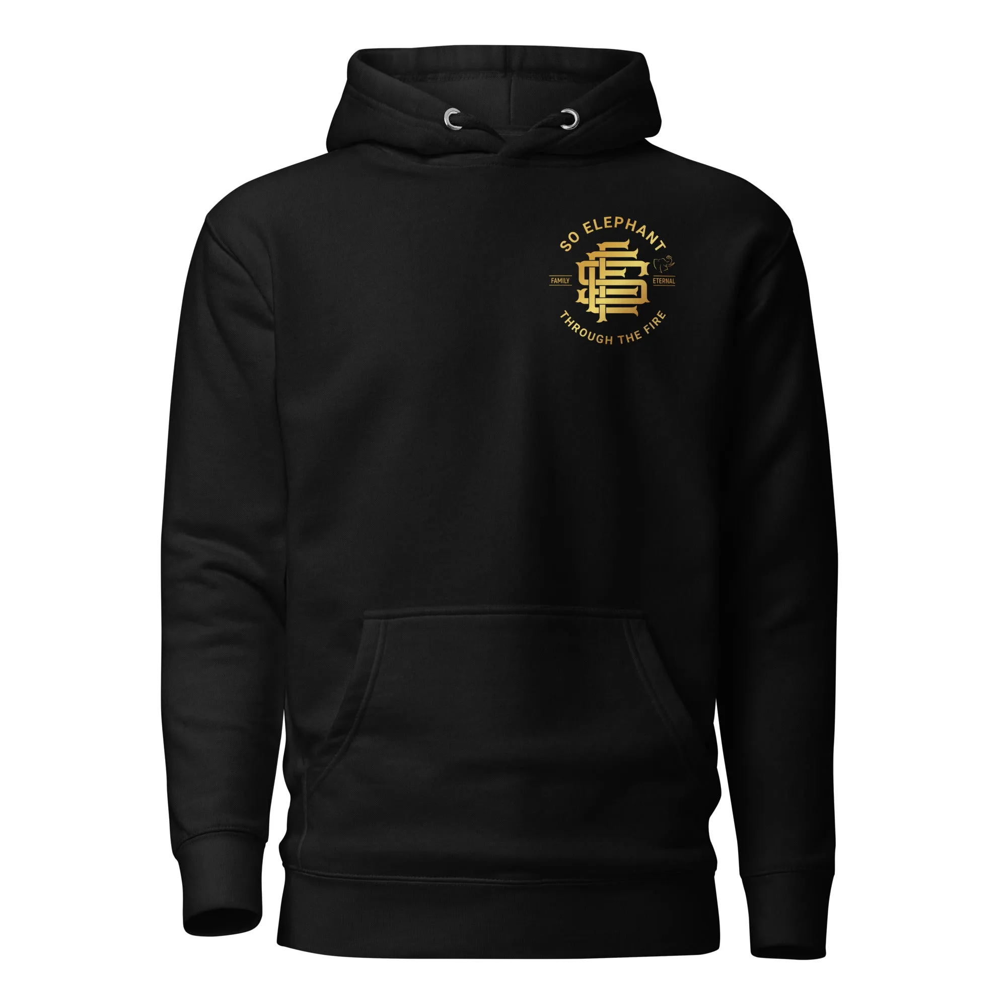 SO ELEPHANT "THROUGH THE FIRE BACK PIECE" WOMEN'S HOODIE