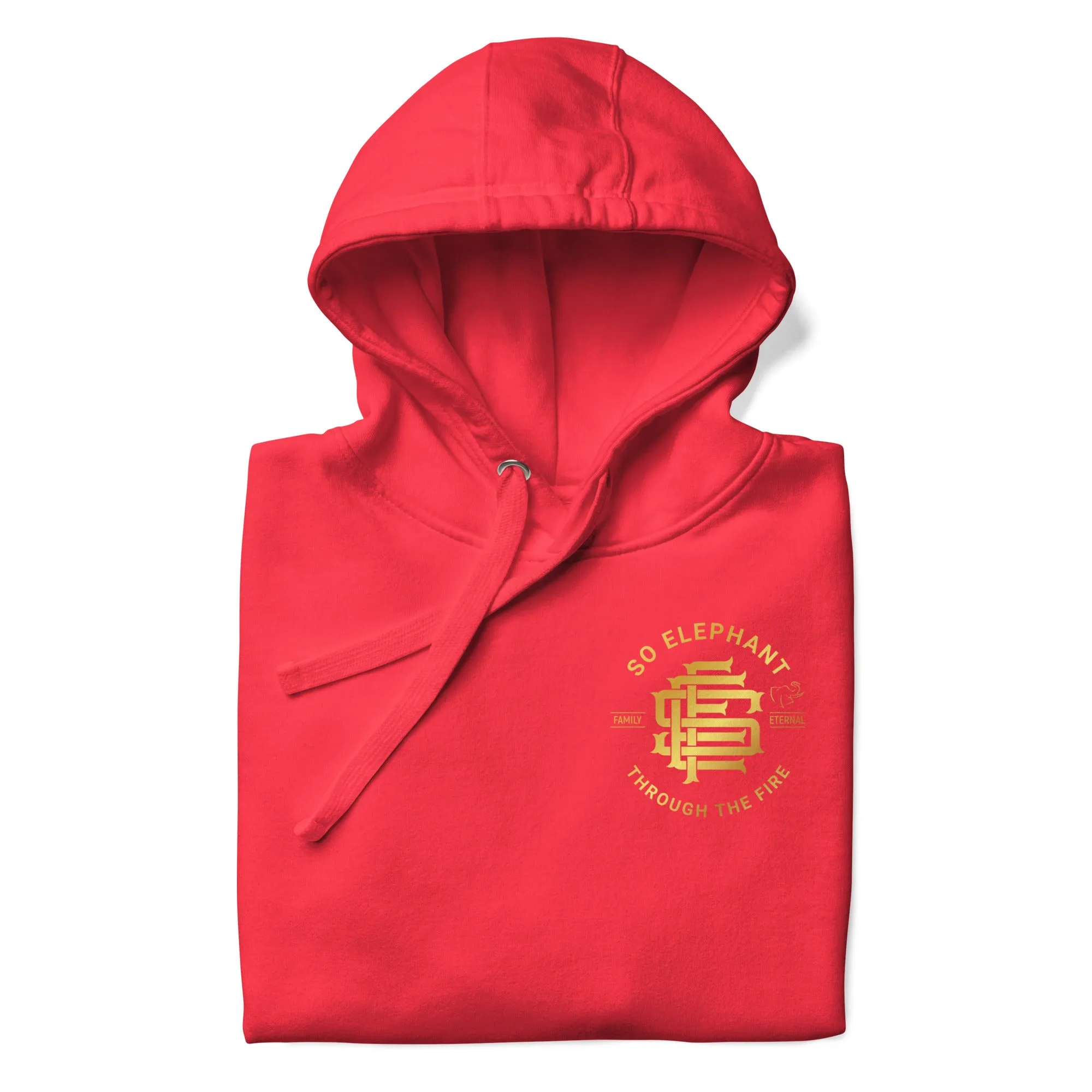 SO ELEPHANT "THROUGH THE FIRE BACK PIECE" WOMEN'S HOODIE