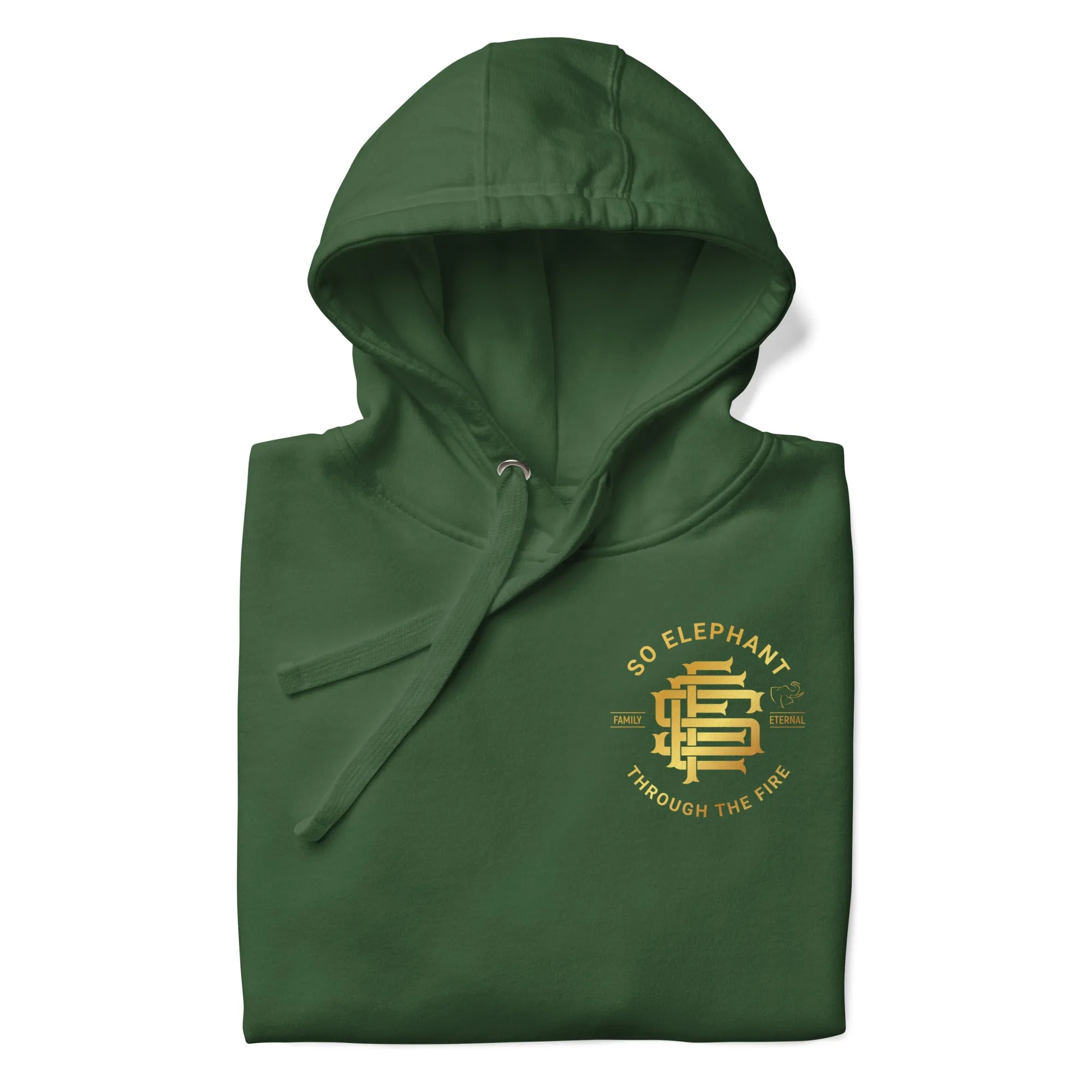 SO ELEPHANT "THROUGH THE FIRE BACK PIECE" WOMEN'S HOODIE