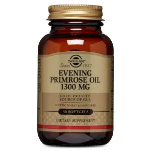 Solgar – Aceite de Primrose de Noche, 1300 mg Softgels – Apoya la Nutrición de la Mujer, E1056, Embalaje estándar., 1