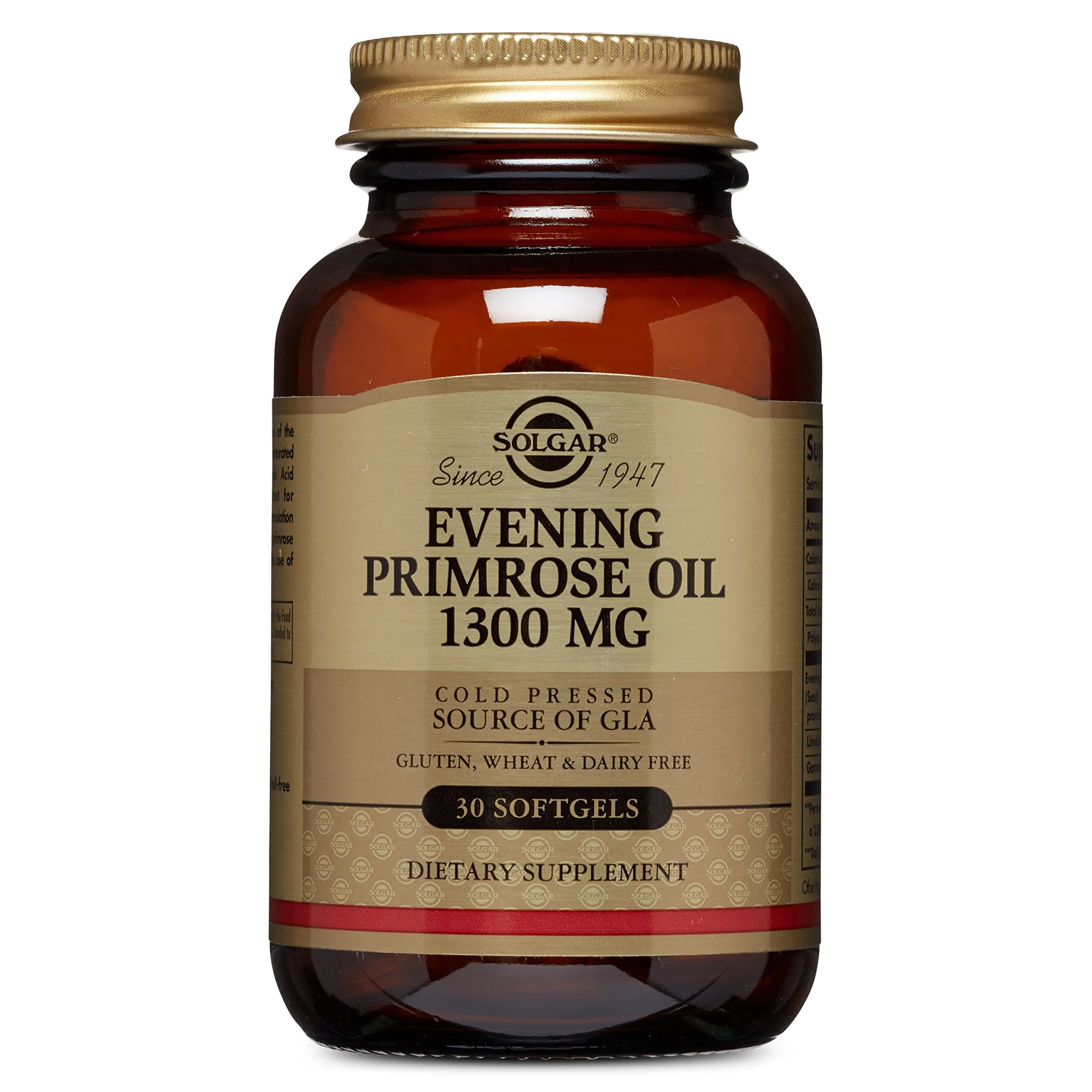 Solgar – Aceite de Primrose de Noche, 1300 mg Softgels – Apoya la Nutrición de la Mujer, E1056, Embalaje estándar., 1