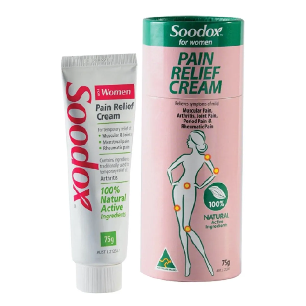 Soodox for Women Pain Relief Cream 75g