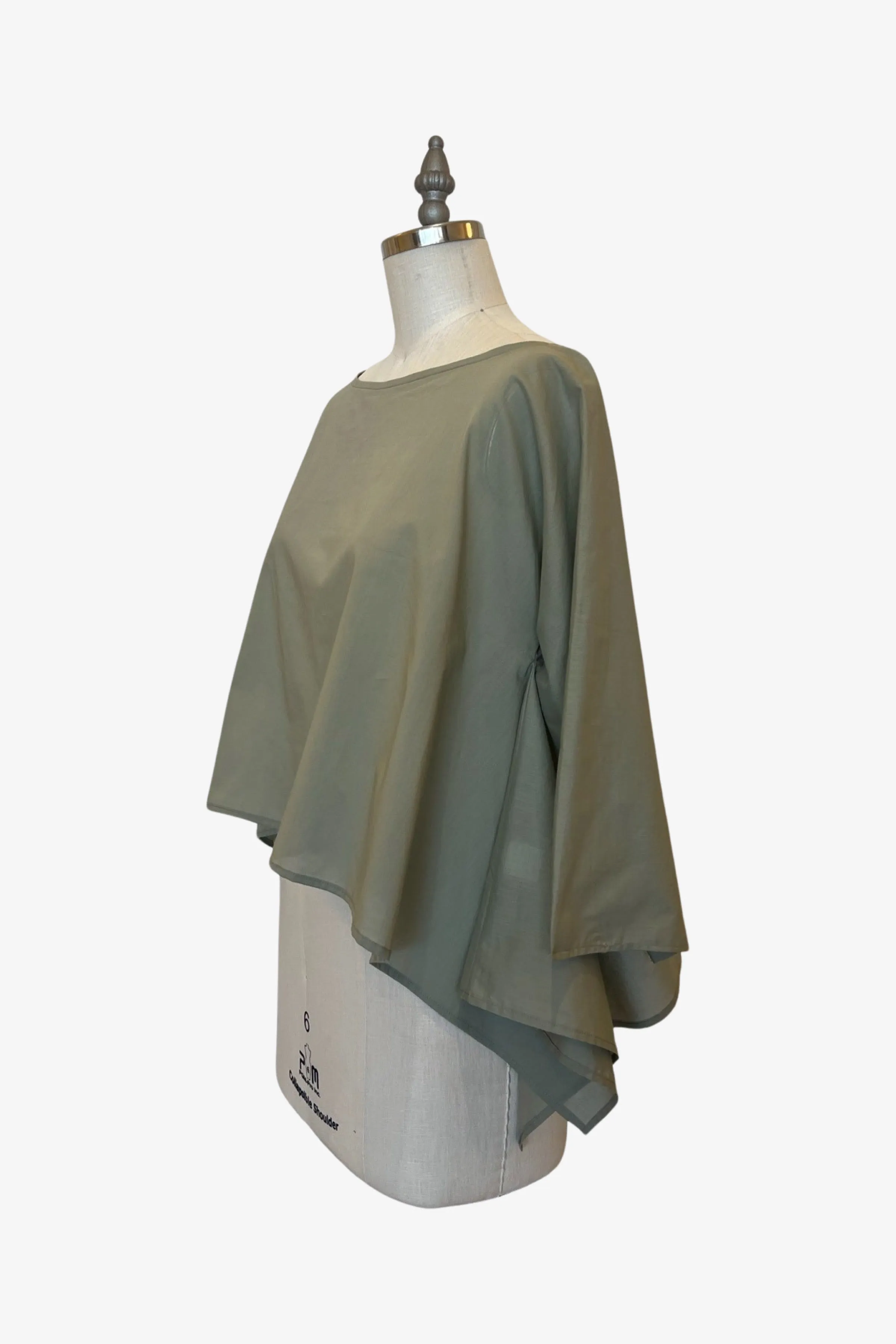 Square Top | Sage Organic Batiste