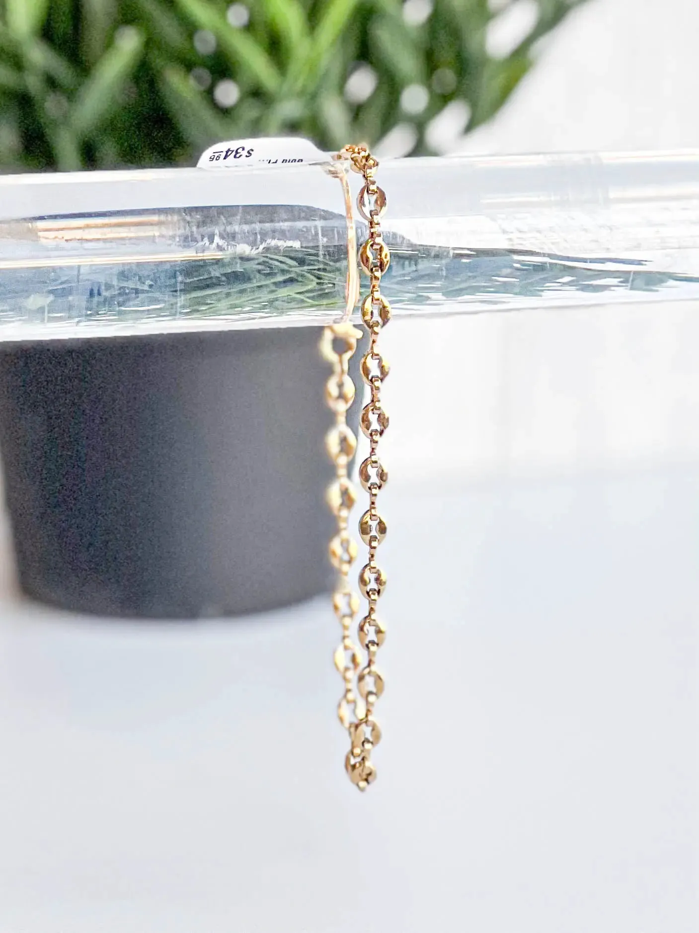 Stainless Steel Tiny Link Bracelet Large