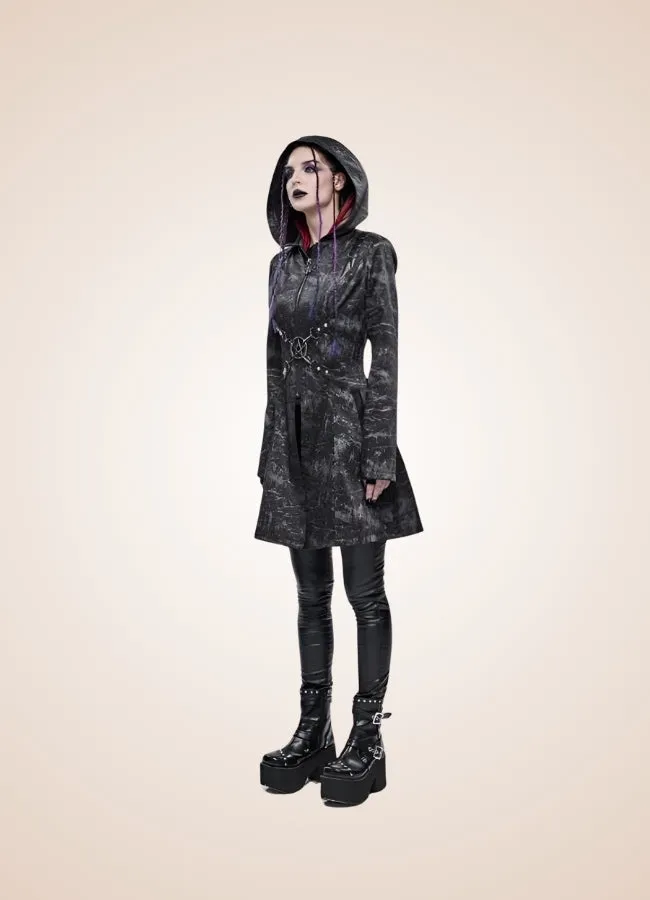 Steampunk Gothic Hooded Jacket