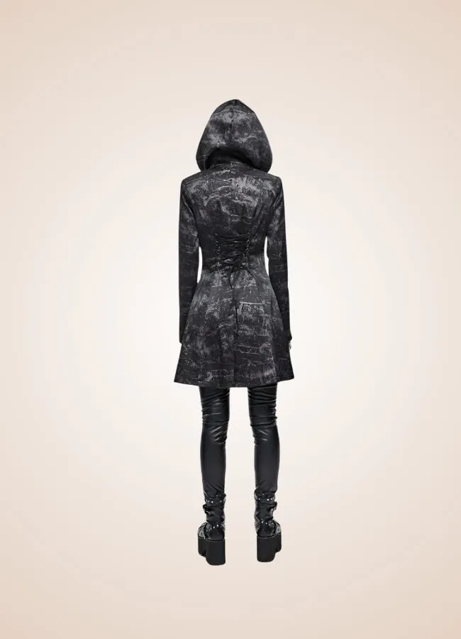 Steampunk Gothic Hooded Jacket