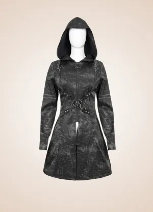 Steampunk Gothic Hooded Jacket