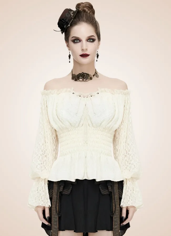 Steampunk Off Shoulder Shirt