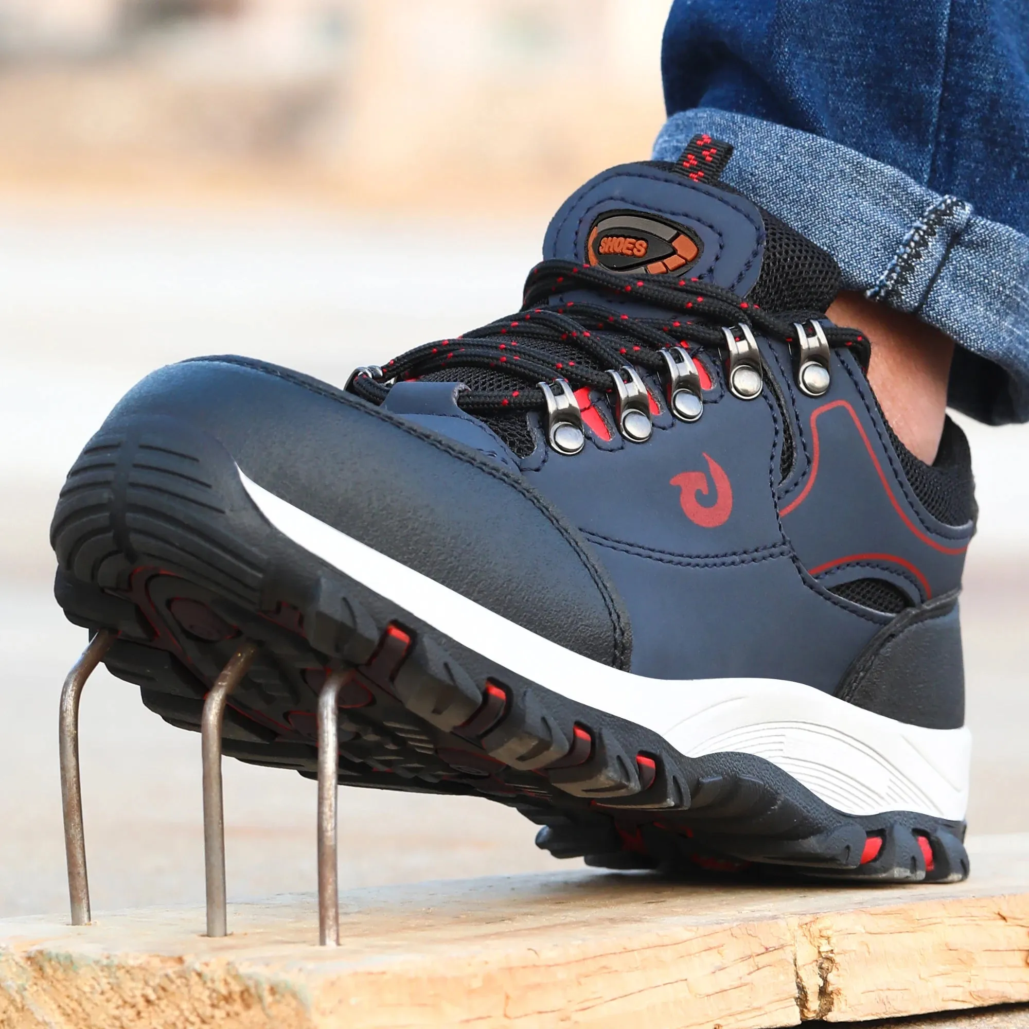 Steel Toe Cap Safety Work Boots for Men – Puncture-Proof & Protective